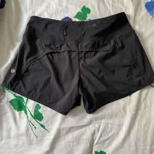 Lululemon running shorts.